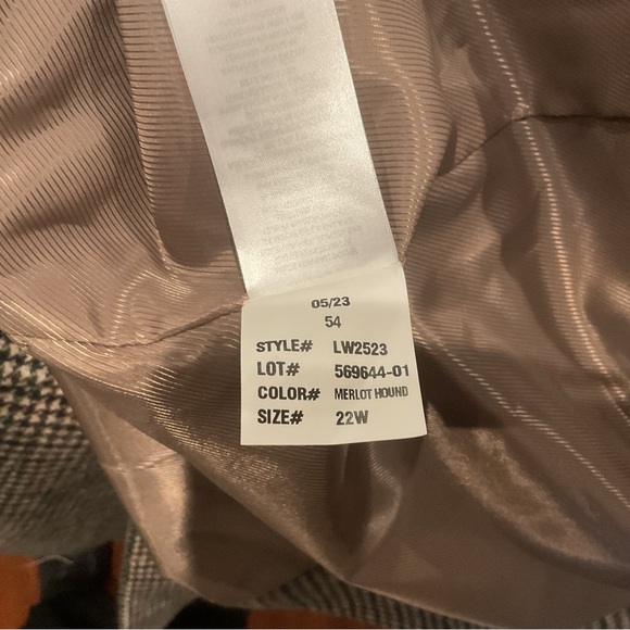 Lauren Ralph Lauren Dark Plaid Jacket with Buckle - Picture 4 of 13